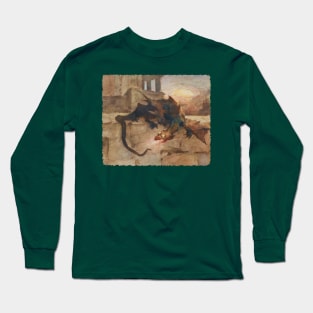 Dragon chasing its tail Long Sleeve T-Shirt